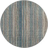 10' Brown Round Ombre Tufted Handmade Area Rug